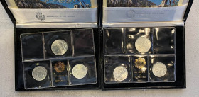 SAN MARINO 1.000 e 500 Lire 1981 Virgilio - AG Lotto di 2 set di 3 monete in argento ciascuno
FDC
