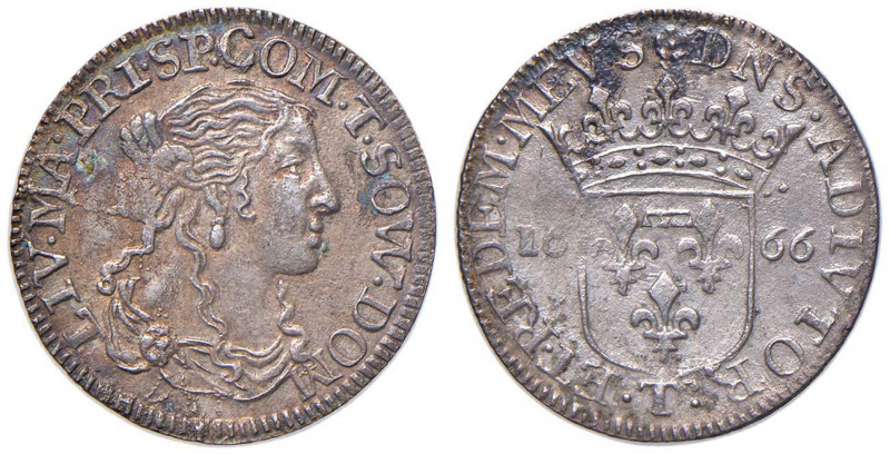 TASSAROLO Licia Centurioni Oltremarini (1658-1667) Luigino 1666 - MIR 995 AG (g ...