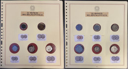 Collezione tipologica del Regno d’Italia: valori comuni e generalmente in bassa conservazione. Si segnalano 13 valori in argento: 5 lire 1874, 2 lire ...