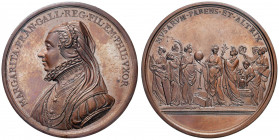 STORIA METALLICA DEI SAVOIA Medaglia Margherita di Francia - UdS 65 AE (g 77,92 - Ø 52 mm)
FDC