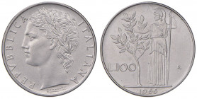 REPUBBLICA ITALIANA (1946-) 100 Lire 1966 - AC
qFDC