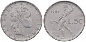 REPUBBLICA ITALIANA (1946-) 50 Lire 1965 - AC
FDC