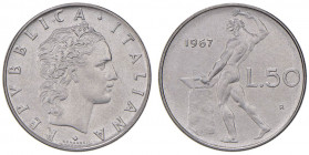 REPUBBLICA ITALIANA (1946-) 50 Lire 1967 - AC
FDC