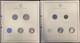 REPUBBLICA ITALIANA Monete commemorative 1950-1981: 33 monete di cui 16 in argento da 500 Lire. Le monete non hanno le confezioni originali ma sono co...