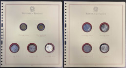 REPUBBLICA ITALIANA Monete commemorative 1994-1997: 24 monete di cui 14 in argento da 1.000, 5.000 e 10.000. Le monete non hanno le confezioni origina...