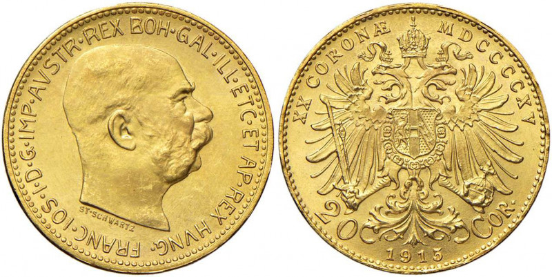 AUSTRIA Francesco Giuseppe I (1848-1916) 20 Corone 1892 Riconio - KM 2818 AU (g ...