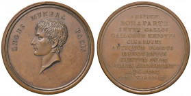 MEDAGLIE NAPOLEONICHE Medaglia 1802 Costituzione della Repubblica Cisalpina - Opus: Mercie - AE (g 46,43 - Ø 48 mm)
FDC