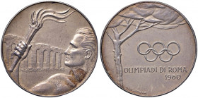 MEDAGLIE DELLE OLIMPIADI ROMA Medaglia 1960 Olimpiadi - Opus: Merzagora - AG (g 16,62 - Ø 33 mm) Marcata sul bordo con la Z della Zecca di Stato e 986...