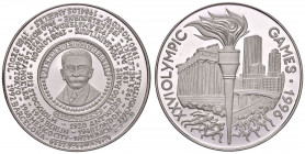 MEDAGLIE DELLE OLIMPIADI Pierre De Coubertin - Medaglia 1996, Olimpiade di Atlanta - AG (g 22,31) In astuccio Intercoins
FS