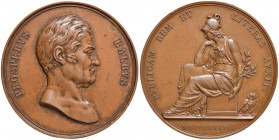 Prospero Balbo (1762-1837) Medaglia 1837 - Opus: Ferraris - AE (g 63,13 - Ø 48 mm) Colpetti al bordo
SPL