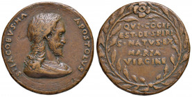 S. Giacomo Apostolo (Santiago) - Medaglia XVI secolo - AE (g 34,07 - Ø 40 mm)
qBB