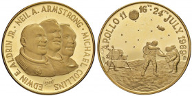 Medaglia Apollo 11 1969 - AU (g 17,43 marcato 900 - Ø 31 mm)
FS