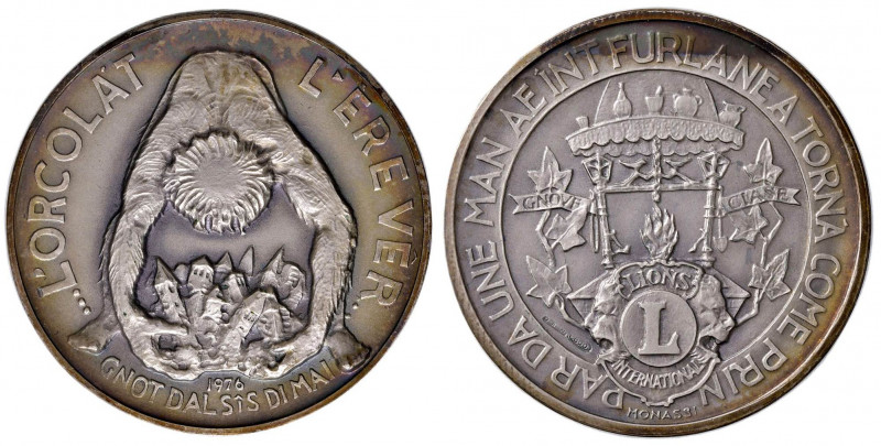 Associazione Medaglistica Esaltazioni Storiche Medaglia 1976 Pro Friuli - Opus: ...