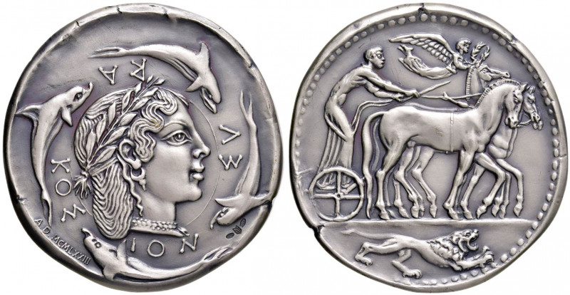 Medaglia 1973 - Opus: A. D. - AG (g 161 - Ø 62 mm) Marcata 900. In astuccio. Min...