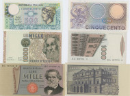 BANCONOTE Banca d’Italia Lotto di tre banconote come da foto. Da esaminare, non si accettano resi
FDS