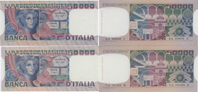 BANCONOTE Banca d’Italia 50.000 Lire 20/06/1977 e 23/10/1978 lotto di due biglietti - Gig. 79A e 79C
FDS