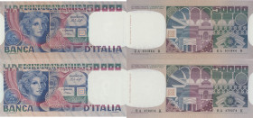 BANCONOTE Banca d’Italia 50.000 Lire 20/06/1977 e 23/10/1978 lotto di due biglietti - Gig. 79A e 79C
FDS