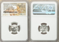 MACEDONIAN KINGDOM. Alexander III the Great (336-323 BC). AR drachm (17mm, 4.23 gm, 12h). NGC AU 5/5 - 4/5. Posthumous issue of Magnesia ad Maeandrum,...