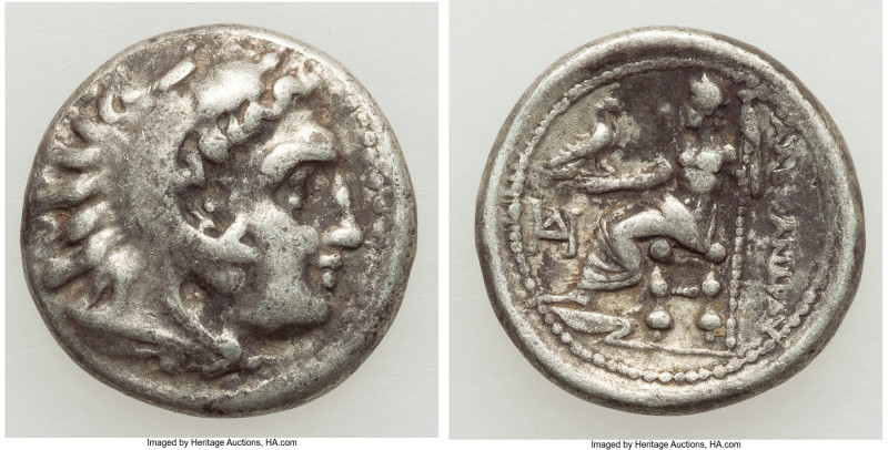 MACEDONIAN KINGDOM. Alexander III the Great (336-323 BC). AR drachm (17mm, 4.27 ...