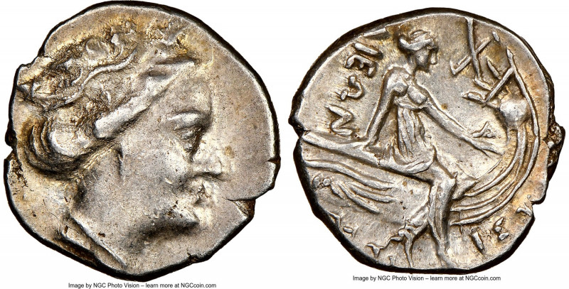 EUBOEA. Histiaea. Ca. 3rd-2nd centuries BC. AR tetrobol (13mm, 12h). NGC Choice ...