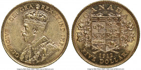 George V gold 5 Dollars 1912 MS61 NGC, Ottawa mint, KM26. AGW 0.2419 oz. 

HID09801242017

© 2020 Heritage Auctions | All Rights Reserved