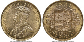 George V gold 5 Dollars 1913 MS60 NGC, Ottawa mint, KM26. AGW 0.2419 oz. 

HID09801242017

© 2020 Heritage Auctions | All Rights Reserved