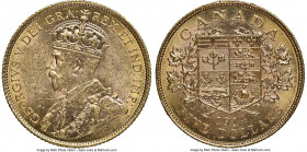 George V gold 5 Dollars 1914 MS62 NGC, Ottawa mint, KM26. AGW 0.2419 oz. 

HID09801242017

© 2020 Heritage Auctions | All Rights Reserved