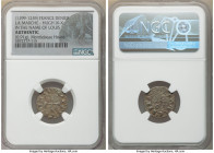 La Marche. Hugh IX-X 3-Piece Lot of Certified Deniers ND (1199-1249) Authentic NGC, Struck in the name of Louis. Weights range from 0.87-0.91gm. Sold ...