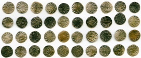 20-Piece Lot of Uncertified Assorted Deniers ND (12th-13th Century) VF, Includes (19) Le Marche and (1) Deols. Average size 18.5mm. Average weight 0.8...