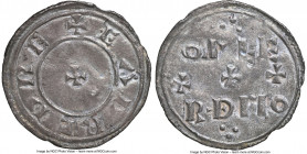 Kings of All England. Eadred Penny ND (946-955) AU58 NGC, Uncertain mint in the Midlands, Osferth as moneyer, Small Cross, Two-line Horizontal (HT1) t...