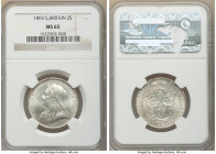 Victoria Florin 1893 MS65 NGC, KM781, S-3939. Glimmering luster on pearl-gray satin surface. 

HID09801242017

© 2020 Heritage Auctions | All Righ...