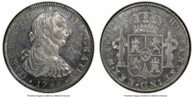 Charles III 8 Reales 1788 Mo-FM MS61 Prooflike PCGS, Mexico City mint, KM106.2a, Cal-942. Fully Prooflike, exceptional strike, heavily bag marked and ...
