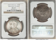 Carlos I 3-Piece Lot of Certified "Discovery of India" Set 1898 NGC, 1) 200 Reis - MS64, KM537 2) 500 Reis - MS64, KM538 3) 1000 Reis - MS63+, KM539 S...