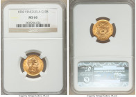 Republic gold 10 Bolivares 1930-(p) MS66 NGC, Philadelphia mint, KM-Y31. AGW 0.0933 oz. 

HID09801242017

© 2020 Heritage Auctions | All Rights Re...