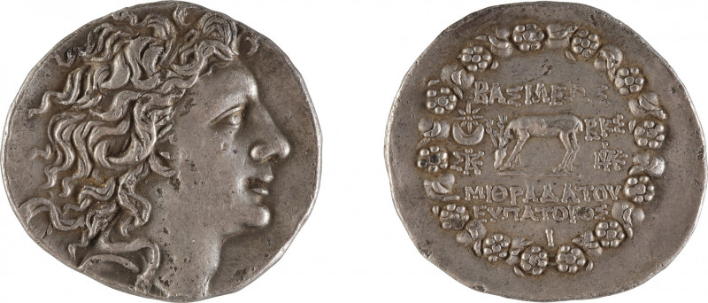 ROYAUME DU PONT
Mithridate VI le grand
Tetradrachme
A/ Tête idéalisée de Mith...