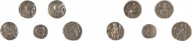 ROYAUME DE MACEDOINE
Ensemble de 4 drachmes et une hémidrachme en argent avec Zeus au revers
IV ème siècle avant J.-C.
Estimation: 250/300 EUR