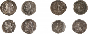 ROYAUME PARTHE
Ensemble de 4 drachmes en argent
Estimation: 150/180 EUR