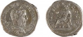 MACRIN
Denier
A/ Tête de l’empereur à droite lauré
R/ Macrin assis tenant un globe
218 après J.-C.
Argent 3.72 gr
Estimation: 80/100 EUR