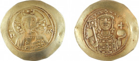 MICHEL VII DOUKAS
Histamenon
A/ Buste du christ de face
R/ Buste de l’empereur de face
1071-1078
Or 4.25 gr
Estimation: 200/250 EUR