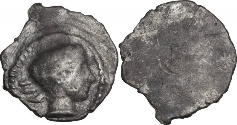 Greek Italy. Etruria, Populonia. AR 2 1/2 units, 3rd century BC. HN Italy 164. A...