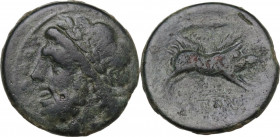 Greek Italy. Northern Apulia, Arpi. AE 21 mm, 325-275 BC. HGC 1 534; HN Italy 642. AE. 6.64 g. 21.00 mm. About VF.