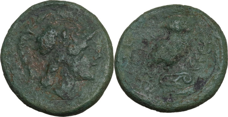 Greek Italy. Southern Apulia, Azetium. AE 20 mm, 300-275 BC. HGC 1 550; HN Italy...