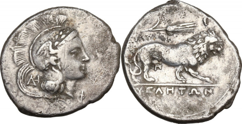 Greek Italy. Northern Lucania, Velia. AR Nomos, c. 305-290 BC. HN Italy 1309; SN...