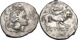 Greek Italy. Northern Lucania, Velia. AR Nomos, c. 305-290 BC. HN Italy 1309; SNG ANS 1379; Williams, Velia 481 (O239/R338). AR. 7.24 g. 23.50 mm. VF.