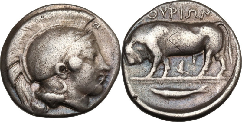 Greek Italy. Southern Lucania, Thurium. AR Nomos, c. 443-400 BC. HN Italy 1772; ...