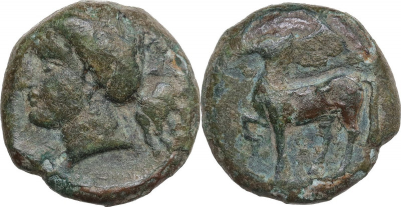 Sicily. Eryx. AE 15.5 mm, c. 4th century BC. HGC 2 327; CNS I 19. AE. 4.29 g. 15...