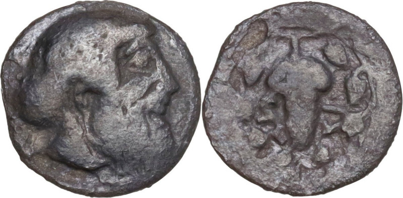 Sicily. Naxos. AR Litra, 461-430 BC. HGC 2 971; SNG ANS 520. AR. 0.61 g. 10.00 m...
