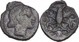 Sicily. Syracuse. Second Democracy (466-405 BC). AR Litra, 460-450 BC. SNG ANS 137-143. AR. 0.68 g. 13.00 mm. Toned. VF/About EF.