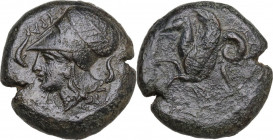 Sicily. Syracuse. Dionysios I (405-367 BC). AE Litra, 409-395 BC. CNS II 42. AE. 7.81 g. 19.00 mm. Good VF.