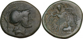 Sicily. Syracuse. Under Roman Rule. AE 22, first century BC. HGC 2 1475; CNS II 233. AE. 4.20 g. 22.00 mm. R. VF.